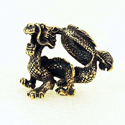 Dragon Figurine Decorative Figurine Bronze Handmade