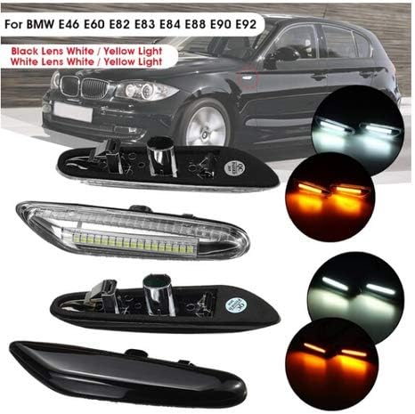 Cenblue Pair Side Marker Repeater Indicator LED Lights For BMW E46 E60 E82 E88 E90 E92