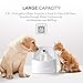marsboy Dog Water Dispenser, Pet Fountain with 2.5L (0.66GAL) Capacity, 5Pcs Carbon Filter,Ultra Quiet, Anti Bacterial, Safe and Energysaving Water Bowl for Dogs Cats Birds