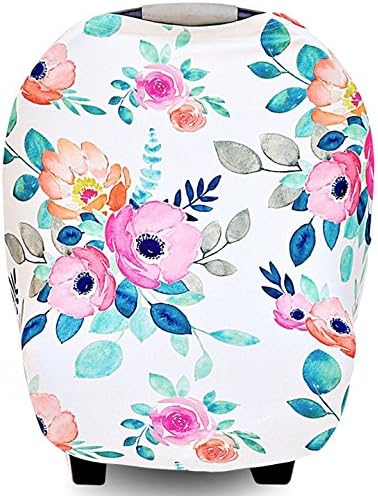 Baby Carseat Canopy Cover Breastfeeding Nursing Cover Baby Girl Gift from Little Pigeon