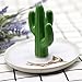Purzest Ceramic Ring Holder Dish Home Decor Organizer,Cactus,Green/White