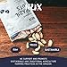 NUX Raw Organic Brazil Nuts - 1 Pound (16 oz) Amazonian Superfood - Non-GMO, USDA Organic, Unsalted Nuts in Resealable Bag, Freshly Packed in USA