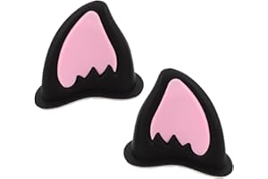 iplusmile Fox Ear Motorcycle Helmet Decoration Cute Cartoon Helmet Ears Accessories Easy Install Universal Fit for Motorcycle