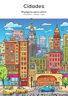 Livro Cidade para Colorir: Ebook que está encantando adultos