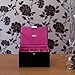 Stackers Black with Fuchsia Classic Lidded Jewelry Box
