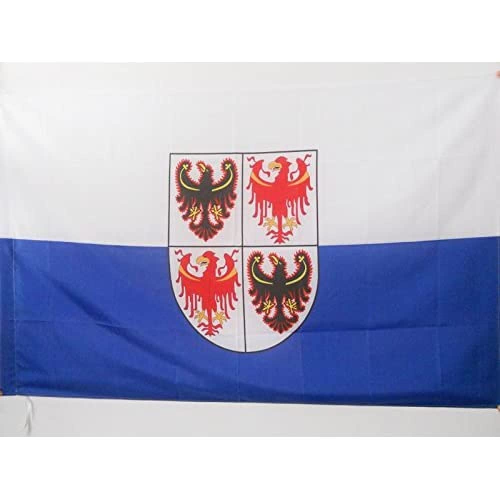 AZ FLAG - Trentino-Alto Adige Flag - 2x3 Ft - Italian Region Banner with Sleeve - 100% Polyester - Fade Resistant - Vivid Colors - 2' x 3' Feet - 90x60 Cm