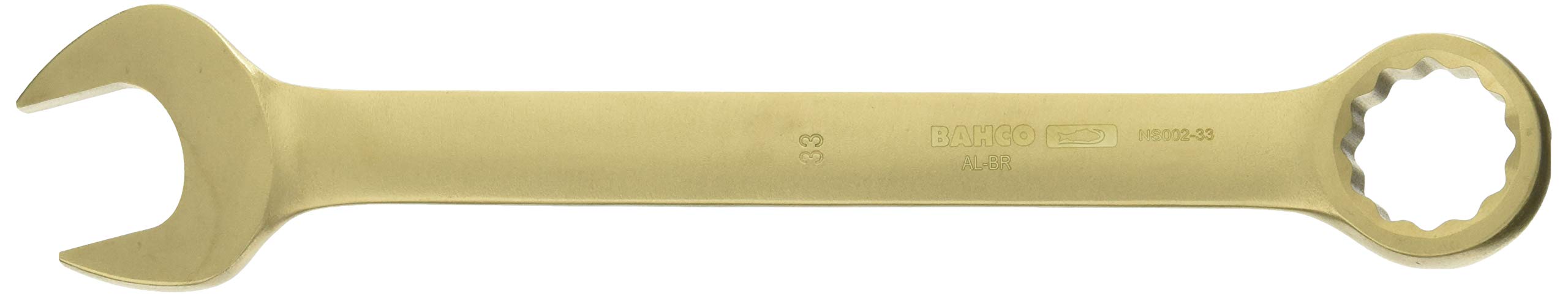 Bahco NS002-33 Combination Wrench, Gold, 33 mm