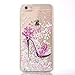 UCLL iPhone 7 Plus Glitter Case, iPhone 8 Plus Liquid Case,High Heeled Moving Bling Glitter Floating Cover for iPhone 7 Plus iphone 8 Plus with a Screen Protector