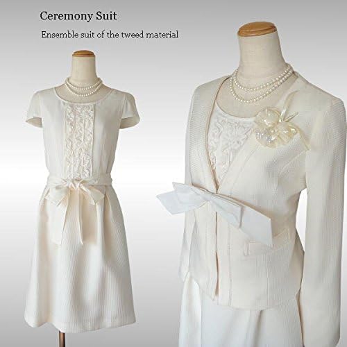 Amazon アンジェリカ Angelica 春のフェミニンワンピーススーツ アイボリー 11号 13号 アンサンブルスーツ ホワイト白オフセレモニースーツ 入学式 卒業式 入園式 卒園式 七五三 結婚式 入学式 スーツ ママ Rcp 13号 ワンピーススーツ 通販