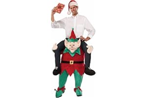 MASCOTSHOP Christmas Carry Ride On Me Shoulder Santa Claus PARTY Mascot Costume Ride On Costume