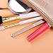 DUcare Retractable Lip Brush Travel Portable Vanity Lipstick Gloss Makeup Brush Tool(Gold)
