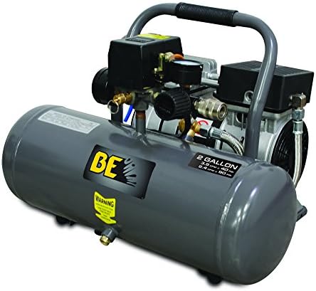 B E Pressure AC702 2 gal Oil Less Compressor, 0.75 hp, 120V, Single Stage
