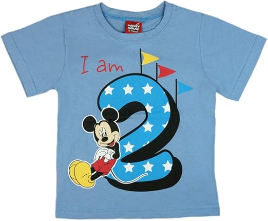 Camiseta para niño, para Segundo cumpleaños, de Manga Corta, de ...