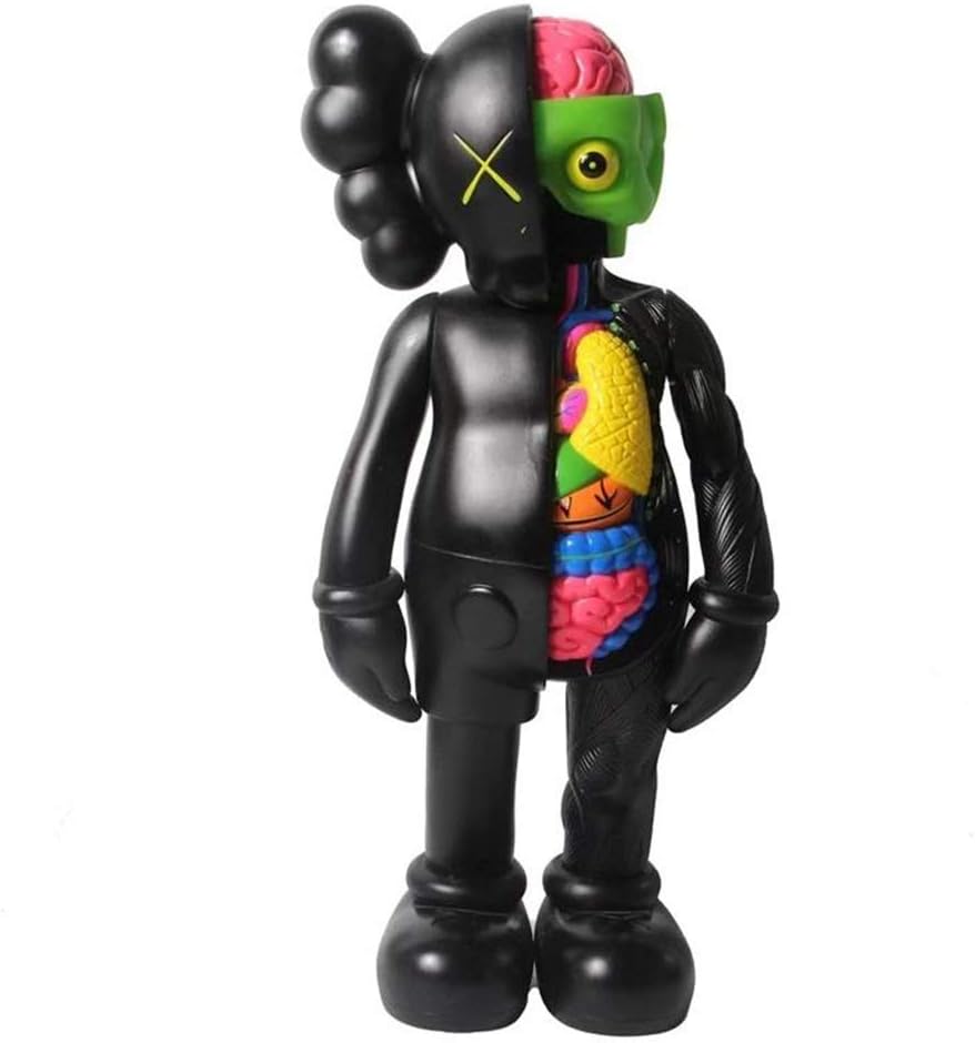 MuYuan Prototype KAWS Original Dissected Companion Model Art Toys Action Figure Collectible Model Toy Black