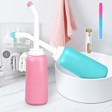 CROING Portable Bidet 2-Pack 500ml Squeeze Bottle Green Pink No Battery view 6