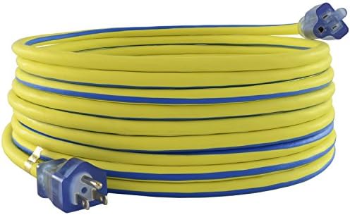 Conntek 23251-100 SJEOW 12/3 TPE All Weather STAYS FLEXIBLE Extension Cord with Lighted End, 100'