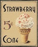 Malt Shop I Ice Cream Art Print Poster by Catherine Jones, 11 x 14