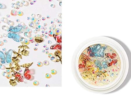 Amazon ネイルパーツ 蝶 メタルパーツ バタフライ デコパーツ ジュエリーパーツ Mix4 10 Jewel スタッズ 通販