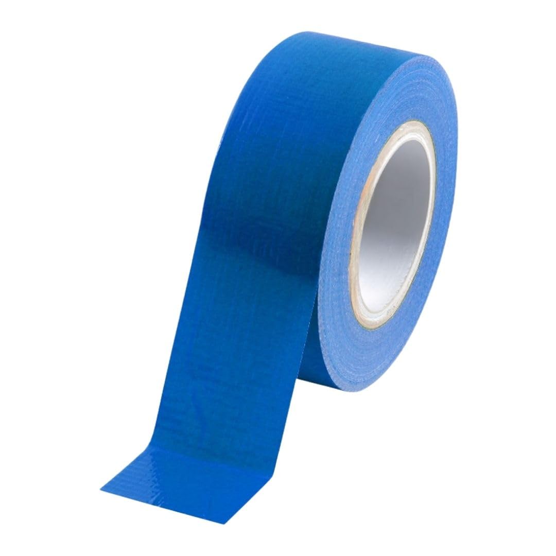 BONUS Eurotech 1BC12.78.0050/050A# Standard Duct Tape, Synthetic Rubber Based Adhesive, Width 50 mm, Length 50 m, Thickness 0.17 mm, Blue
