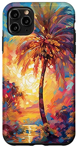 Tropical Sunshine Florida Palm Tree Case for iPhone 11 Pro Max