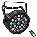 24LED Par Light Battery Powered - 24W RGBW Rechargeable Battery Stage Par Light Sound Activated Auto Play by Remote DMX Control Uplighting for Music Dance Wedding Party Church Easter Day Decoration