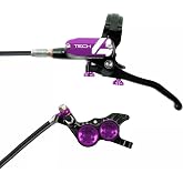 HOPE Tech 4 V4 Disc Brake and Lever Set Purple, Rear | bike-brake-levers