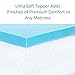 ViscoSoft 2 Inch Gel Memory Foam Mattress Topper Queen | US-Made Response Plush Mattress Pad