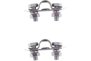 ＫＬＫＣＭＳ 2 Marine Yacht Throttle Cable Tube Clamp and Shim Shaped Steel