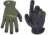 CLC Custom Leathercraft 123M Workright Open Cuff Flex Grip Work Gloves, Medium