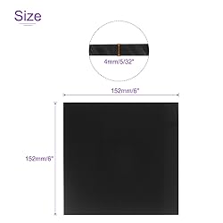 DMiotech 6 x 6 x 0.15 Inch Plastic UHMW