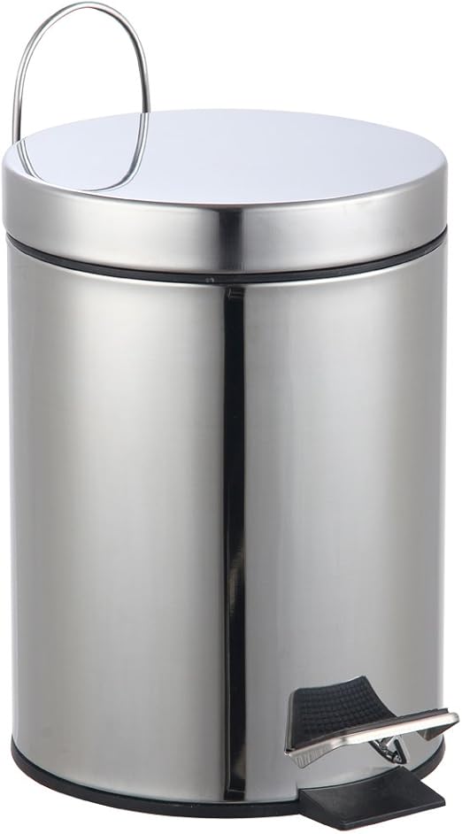 Bath Vida Bathroom Waste Pedal Bin Inner Bucket, Stainless Steel/Metal