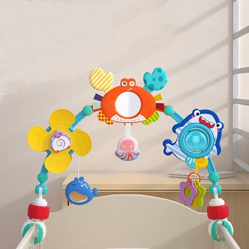Car Seat & Stroller Toys,Baby Stroller Arch Toy,Baby Educational Cart