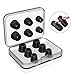 [6 Pairs] Earphone Tips New Bee 12pcs Premium Replacement Earbud Tips Blocking Out Ambient Noise Memory Foam Earbuds Inner 4.9mm for in-Ear Headphones with 5mm-7mm Tips (Black, S/M/L) primary