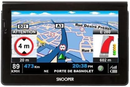 Snooper Pl7000 S7000 Truckmate Navigateur Gps Poids Lourd Tuner Tv Tnt Integre Ecran Tactile 7 Europe 31 Technologie Multitrajet Lecteur Mp3 Bluetooth Amazon Fr Gps Auto