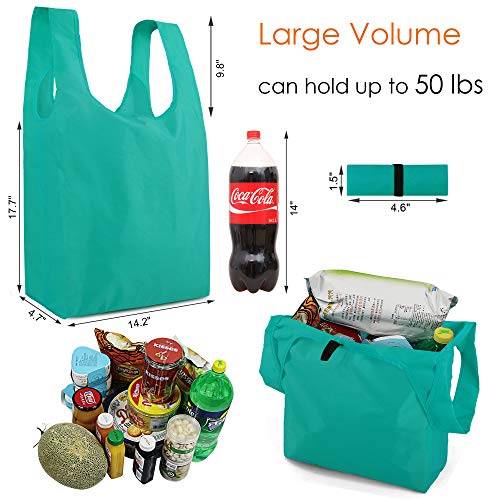 BeeGreen 12 Pack Reusable Grocery Bags ExtraLarge Shopping Bag with