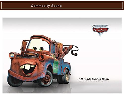 Car general mobilization 3D broken wall children's bedroom wall stickers