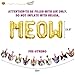 Bessmoso Funny Cat Party Garland Meow Letter Balloons Cats Faces with Party Hats Banner Kitten Bunting Photo Props for Cat Theme Birthday Party Pet Adoption Party Supplies