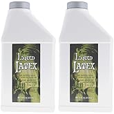 Liquid Latex for Special Effects (2 Pack Set) 16 Oz EACH! Skin-Safe, Dries Clear, Easy Application, for Halloween, Cosplay, Zombie SFX and Movie Makeup
