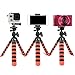 Tairoad 3 in 1 Flexible Mini Tripod for DSLR/Action Cam/Smartphone Bendable Tripod Selfie Monopod
