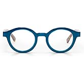eyebobs - TV Party | Premium Reading Glasses for Men and Women | Round Frame for Average Faces | Available in 0.0x - 4.0x
