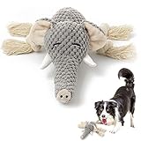 KOL Plush Squeaky Interactive Puppy Dog Toys with