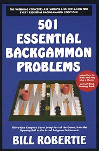 501 Essential Backgammon Problems Paperback – 15 Mar. 2000