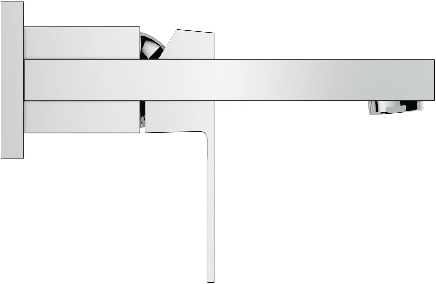 Grohe 19895000 Eurocube 2-Hole Mixing Valve, Chrome, Small - Image 4