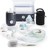 Tommee Tippee Complete Feeding Set Black with Electric Steriliser & Easiwarm