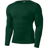 Runhit Men's Compression Long-Sleeve T-Shirt Athletic Compression Base Layer Cool Dry Workout Shirts Sports Running Tops