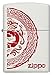 Zippo Dragon Stamp White Matte Pocket Lighter