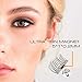 Magnetic Eyelashes - Ultra Thin 3D Fiber Reusable Best Fake Lashes Extension for Natural, Perfect for Round Eyes & Deep Set Eyes (2 Pairs ,8 Pieces)