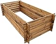 Werth-Holz Komposter 140x140x60 Cm - Nachhaltiger Gartenkompost Aus Imprägniertem Holz