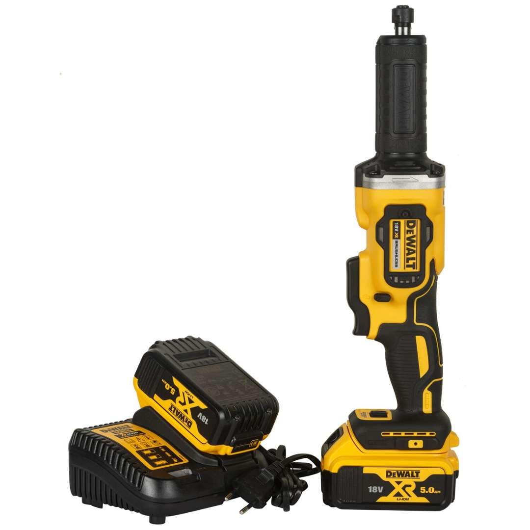 DeWALT DCG426P2-QW Cordless Straight Grinder El. 18 V / 5.0 Ah, 18 V
