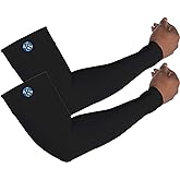 Kinship Comfort Brands Arm Compression Sleeves for Men and Women, Athletic, Sports, Muscle, Joint, Elbow Support